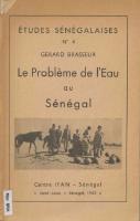 Le problème de l'eau au Sénégal