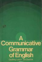 A communicative grammar of English