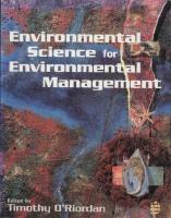 Environmental Science for Environmental Management