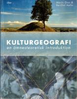 Kulturgeografi : en ämnesteoretisk introduktion