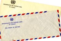 Organisation des Nations Unies au Congo, två oanvända kuvert