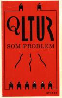 Kultur som problem