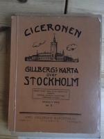 Ciceronen. Gillbergs karta över Stockholm