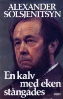 En kalv med eken stångades