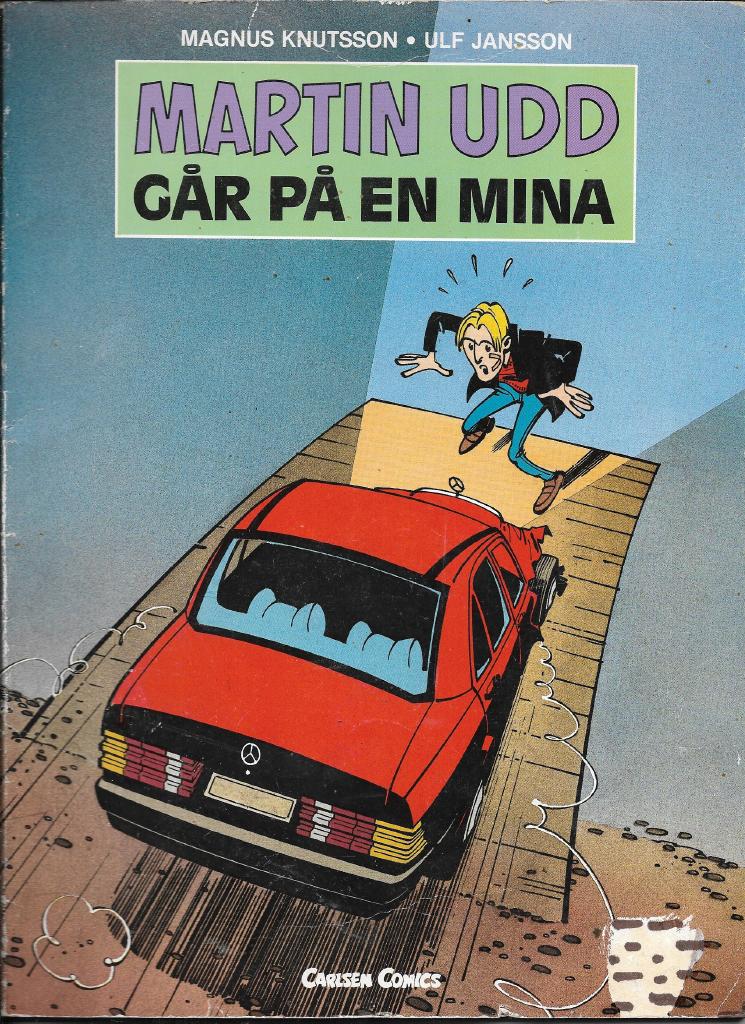 Martin Udd går på en mina