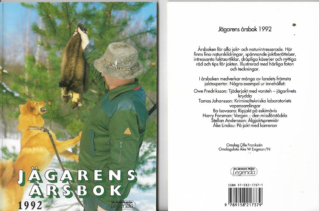 Jägarens årsbok 1992