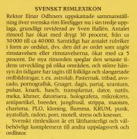 Svenskt rimlexikon