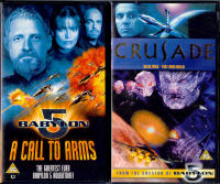 Babylon 5 - "A call to arms" och "Crusade" Vol 1.01 - 1.07 (från 1999, 13 episoder).