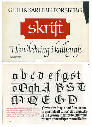 Skrift. Handledning i kalligrafi