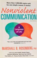 Nonviolent communication : a language of life