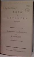 Resa i Levanten år 1796