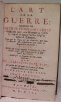 L´art de la guerre : contenant les instructions et maximes nécessaires pour tout homme de guerre, depuis le simple soldat jusqu´au général d´armée...Tome second