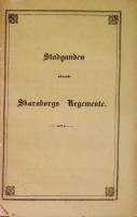 Stadganden rörande rotehållaren och soldaten wid indelta infanteri-regementerne...Andra afdelningen...Skaraborgs regemente