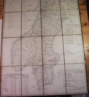 Karta öfver Scandinavien med de Kanal arbeten, Strömrensningar, Hamnbyggnader, Befästningar och Wäganläggningar som blifvit verkstälde från 1810 till 1837
