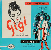 Vocals gems from the films Gigi & Kismet