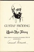 Gustaf Fröding i Upsala nya tidning : dikter, kåserier, recensioner och insändare 1890-98