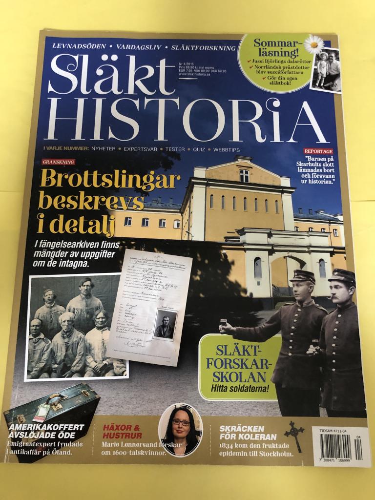 Släkthistoria nr 4 // 2015