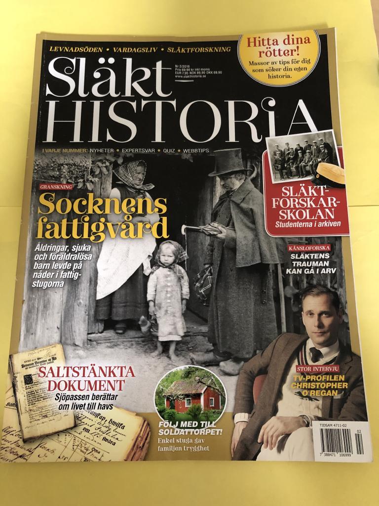 Släkthistoria nr 2 // 2016
