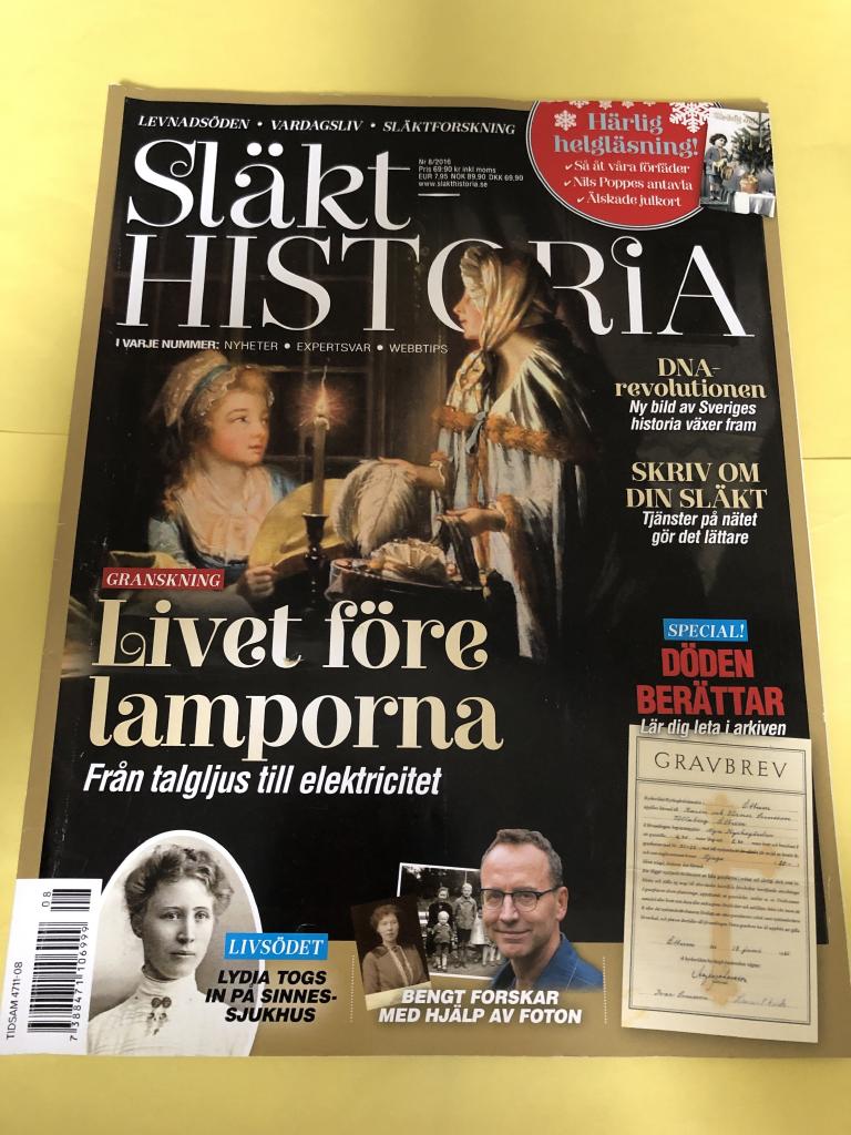 Släkthistoria nr 8 // 2016
