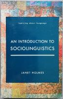 An introduction to sociolinguistics