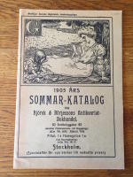 1905 års sommar-katalog från Björck & Börjessons antikvariat-bokhandel