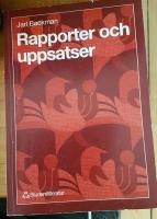Rapporter och uppsatser