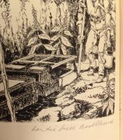 Berömda berättare - Urval av Ivar Öhman. Bibliofilupplaga i 250 numrerade ex. varav det är nummer 157. Med signerad orginaletsning av Bertil "Bull" Hedlund till Strindbergs novell "Skräddarna skulle ha dans".