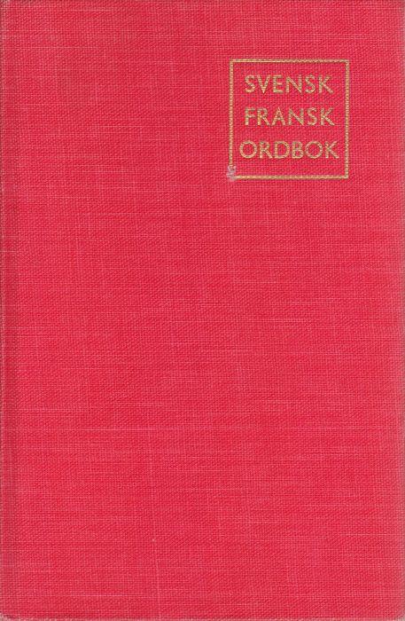 Svensk-fransk ordbok
