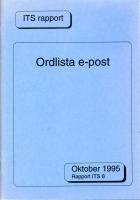 Ordlista e-post