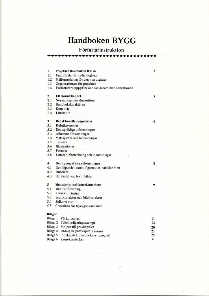 Handboken BYGG Författarinstruktion