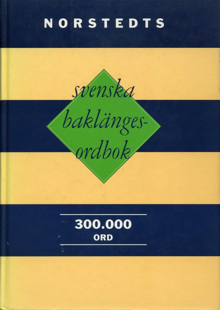 Norstedts svenska baklängesordbok