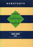 Norstedts svenska baklängesordbok