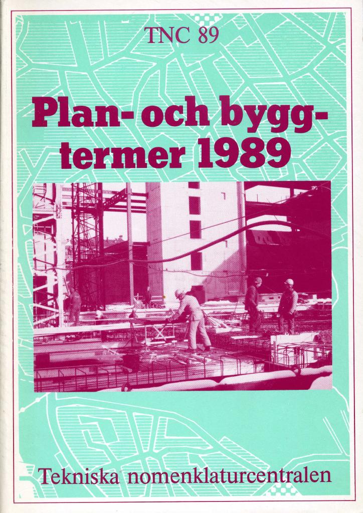 Plan- och byggtermer 1989