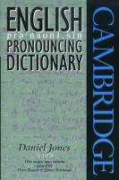 English Pronouncing Dictionary