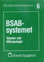 BSAB-systemet : Tabeller och tillämpningar