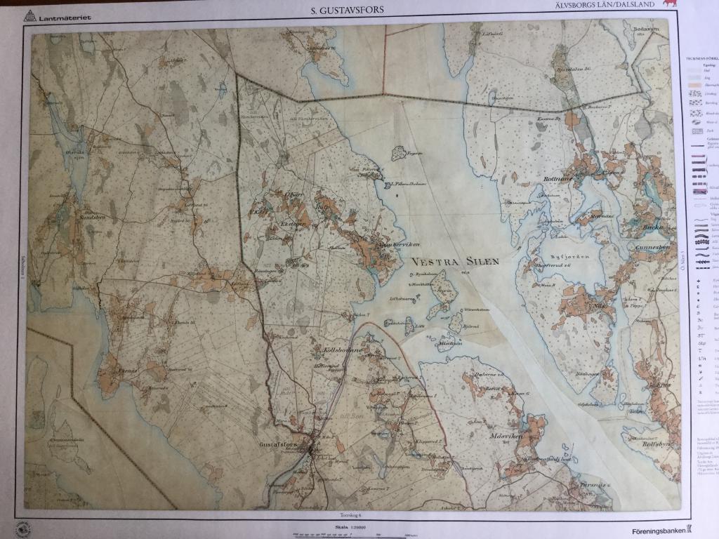 Dalsland. Karta nr 2. S. Gustavsfors