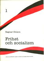 Frihet och socialism