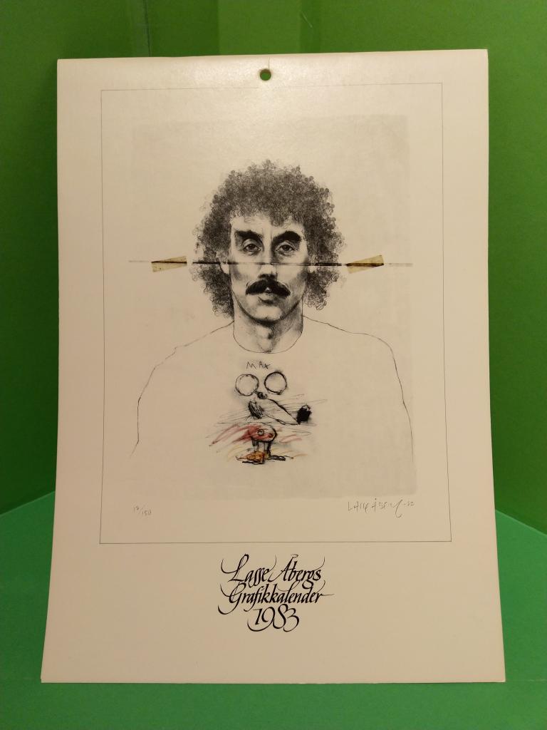 Lasse Åbergs grafikkalender 1983