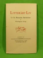 Litterärt liv : Ur en resandes berättelser