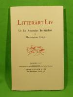 Litterärt liv : Ur en resandes berättelser