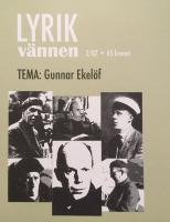 Lyrikvännen nr 2 2007