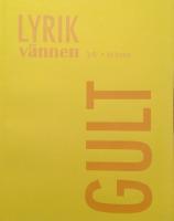 Lyrikvännen nr 3 2007