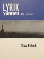 Lyrikvännen nr 4 2007
