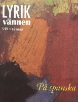 Lyrikvännen nr 5 2009
