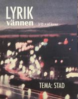 Lyrikvännen nr 3 2012