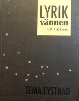 Lyrikvännen nr 3 2014