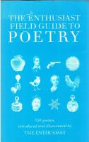 The Enthusiast Field guide to POETRY