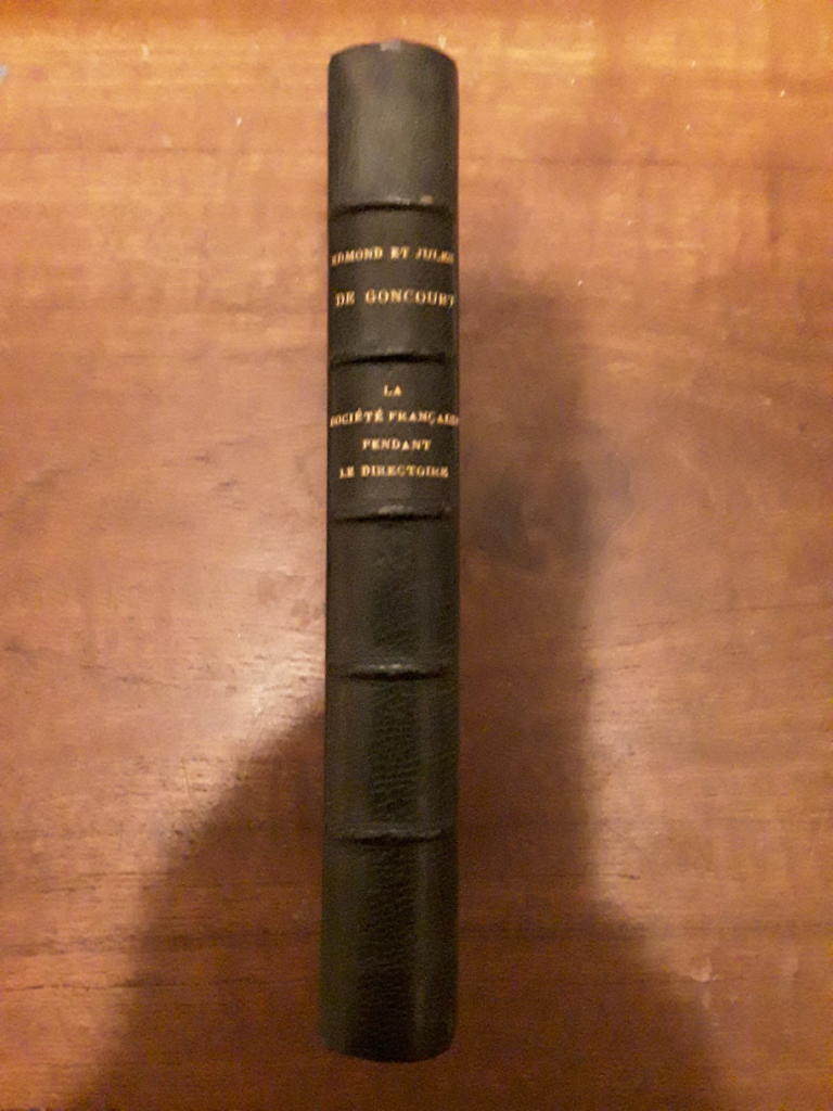 Histoire de la société francaise pendant le directoire