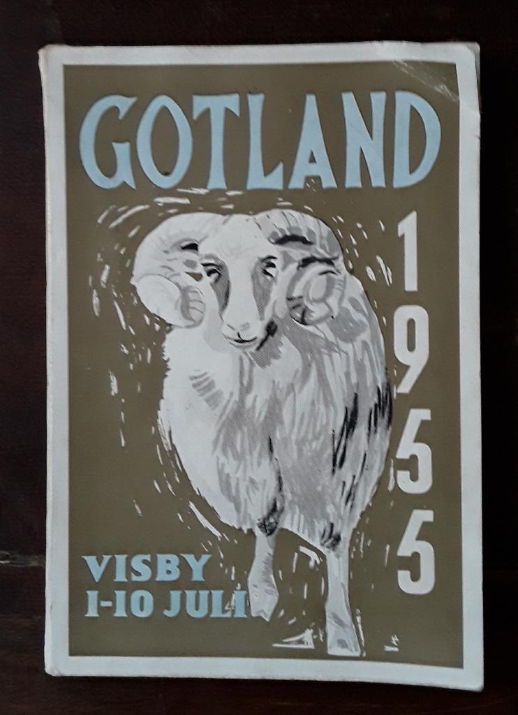 Gotland 1955. Lantbruksmöte med hemslöjds-och hantverksutställning i Visby