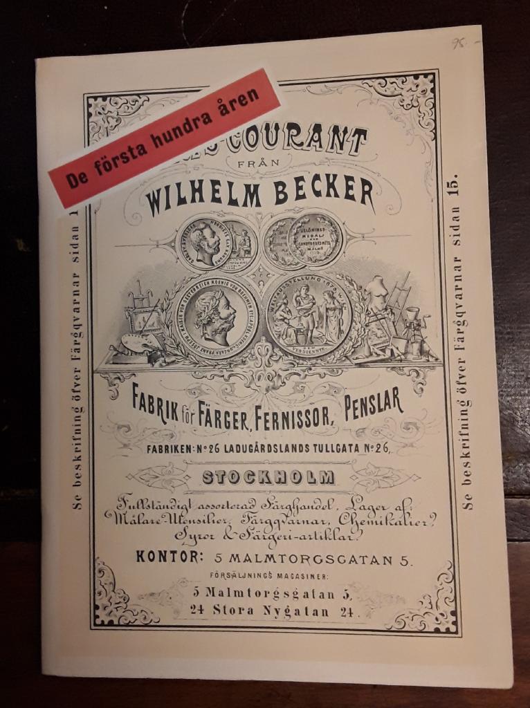 Wilhelm Becker: De första hundra åren